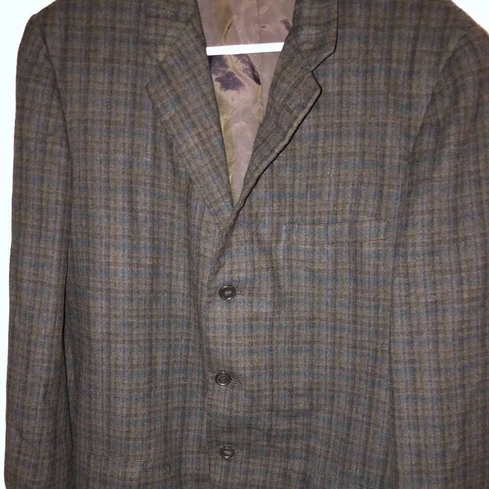 Authentic Vintage Penney’s Gentry Cashmere Plaid Sports Jacket in EUC 42R
